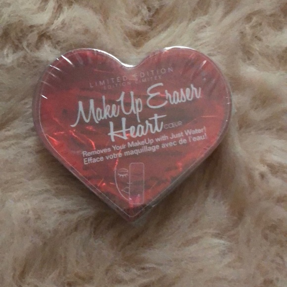 NEW & SEALED Limited Edition Makeup Eraser Heart